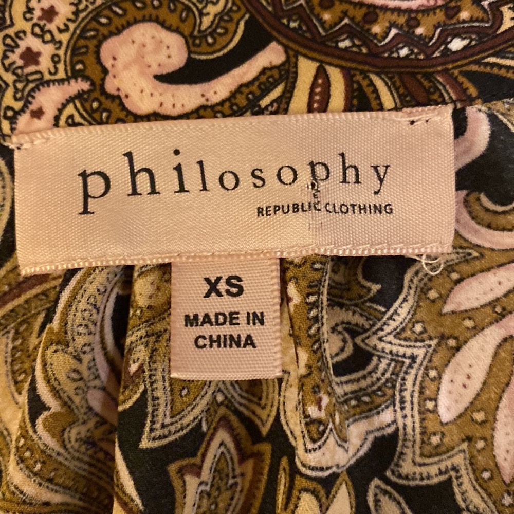 Philosophy Paisley Sleeveless Top - Picture 5 of 7